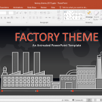 Animated Factory Theme PowerPoint Template