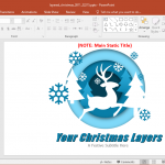 Christmas Reindeer PowerPoint Template