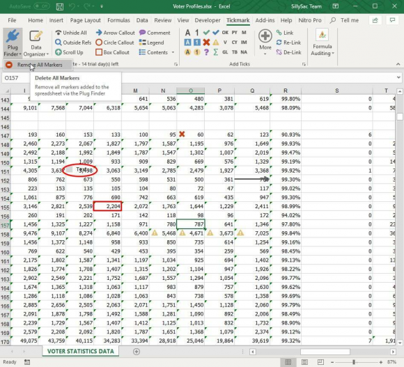 Remove All Markers to Clean Up Your Spreadsheet