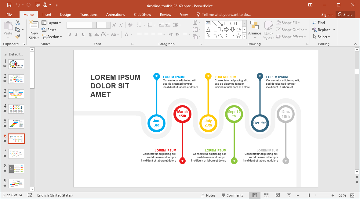 Tell PowerPoint Stories with Timelines