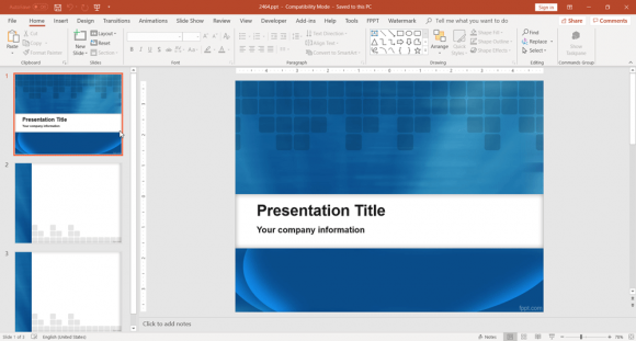 10+ Blue Background Designs for PowerPoint