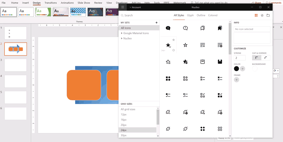 presentation software icon