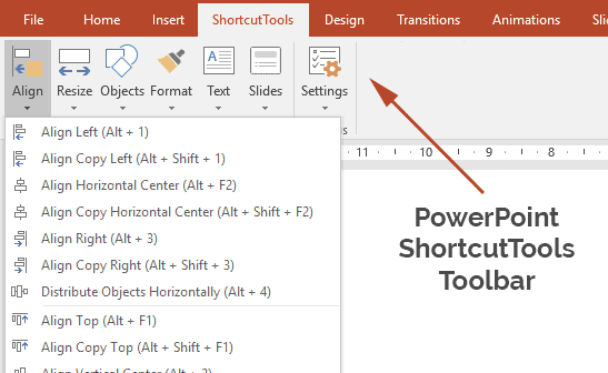 PowerPoint ShortcutTools