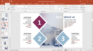 slide sorter on excel for mac