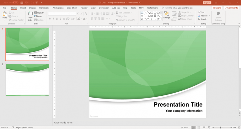 7+ Best Green Backgrounds for PowerPoint (Free Templates)