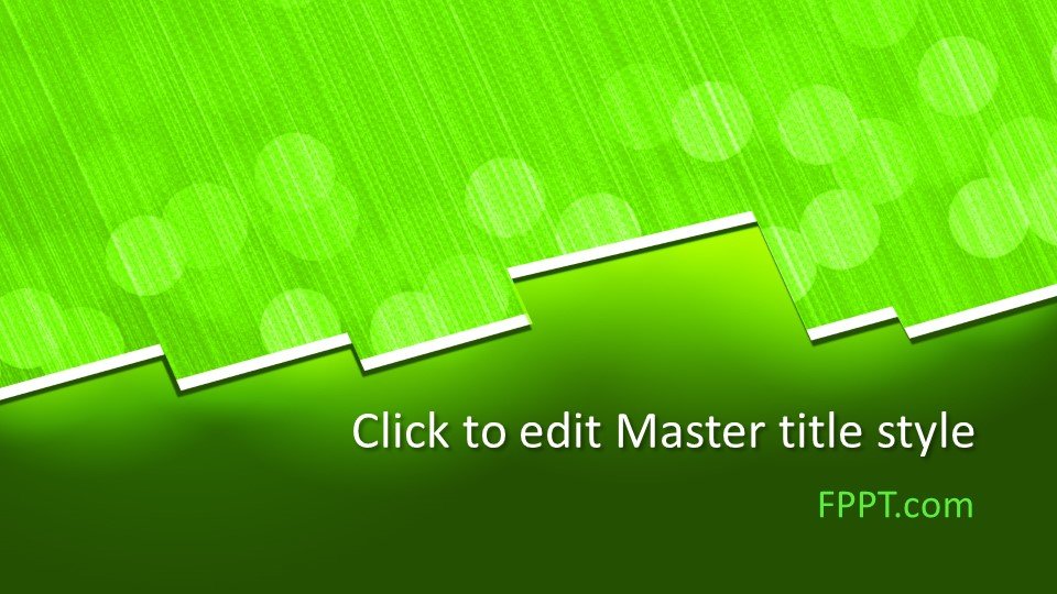 green powerpoint template