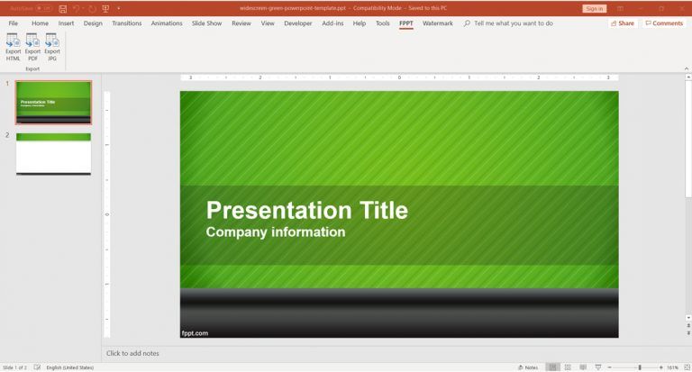 7+ Best Green Backgrounds for PowerPoint (Free Templates)