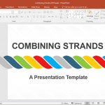 Animated Combining Strands PowerPoint Template