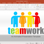 Animated Teamwork PowerPoint Template