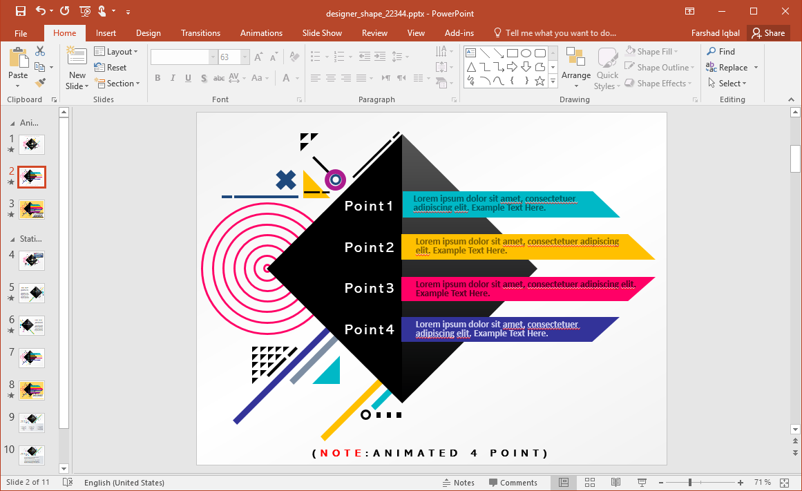 Designer PowerPoint Template