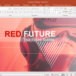 Animated Red Future PowerPoint Template
