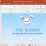 Animated Easter Bunny PowerPoint Template