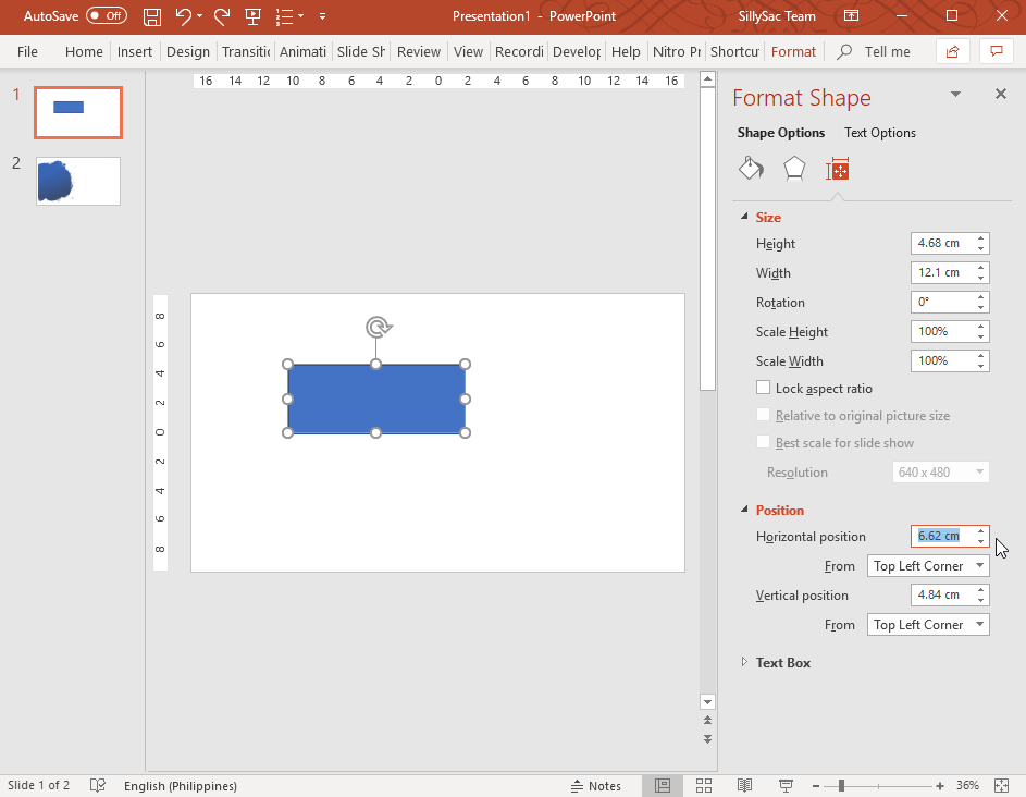 How to Copy Exact Position of PowerPoint Objects