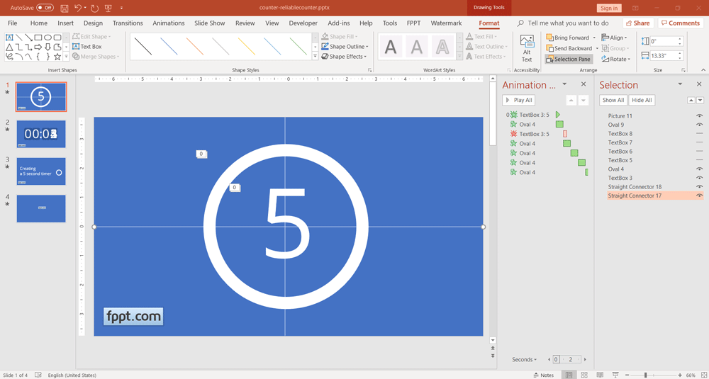 countdown animation for powerpoint