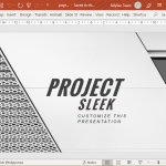 Animated Sleek PowerPoint Template