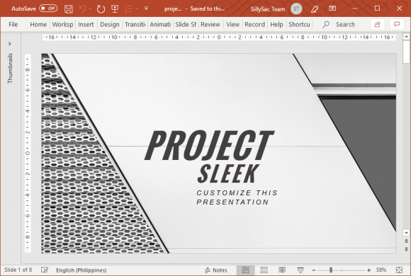 Animated Sleek PowerPoint Template