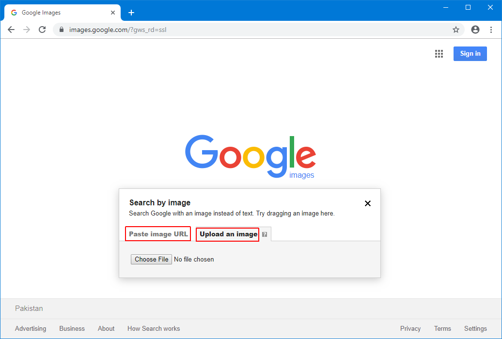 Upload Image to Google Images - Reverse Image Search using Google Images
