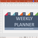 Animated Weekly Planner Template from PresenterMedia