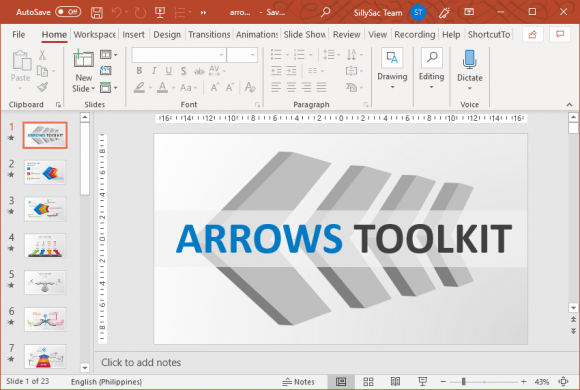 PowerPoint Arrow Toolkit