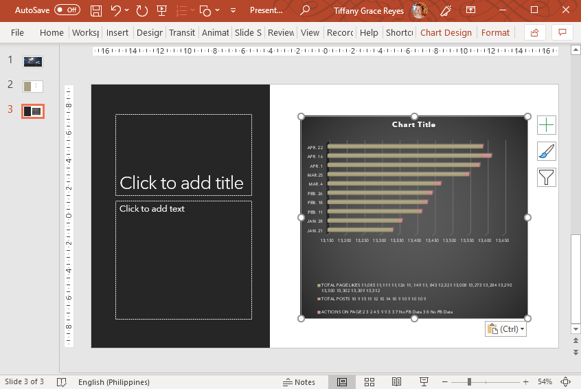 Embed Chart In Powerpoint