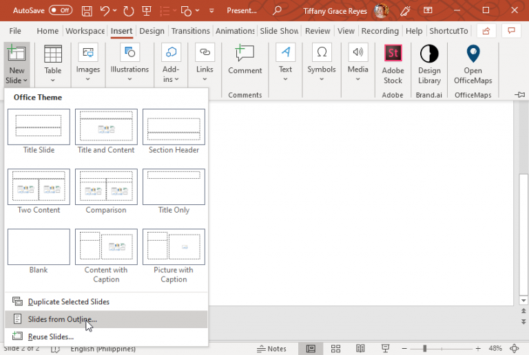 How to Create a PowerPoint Presentation from an Outline in Word