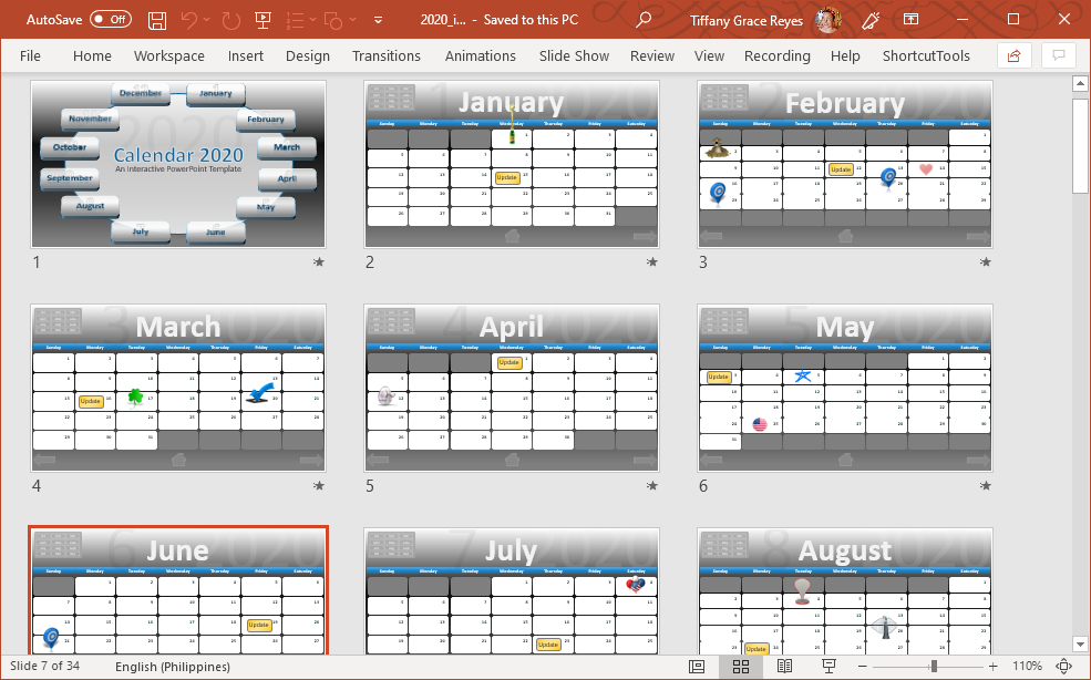 Keep Your Company Updated with Interactive Calendar