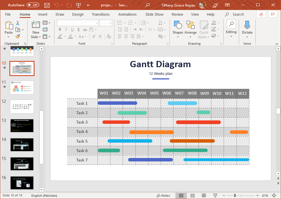 Animated Project Management PowerPoint Template