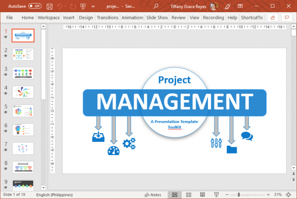 Project Management Template for PowerPoint