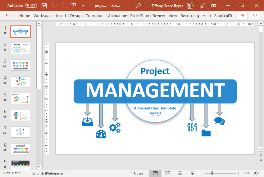 Project Management Template for PowerPoint