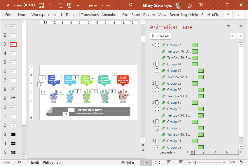 Animated Project Management PowerPoint Template