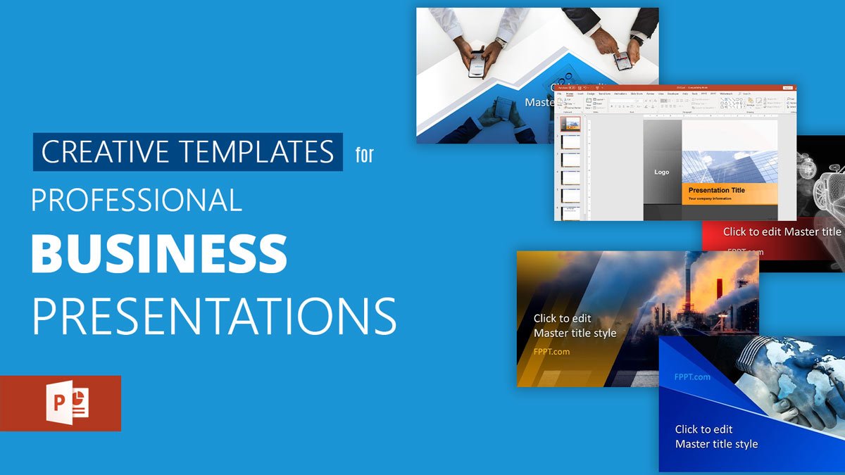 6 Creative PowerPoint Templates for Your Professional Business Presentations
