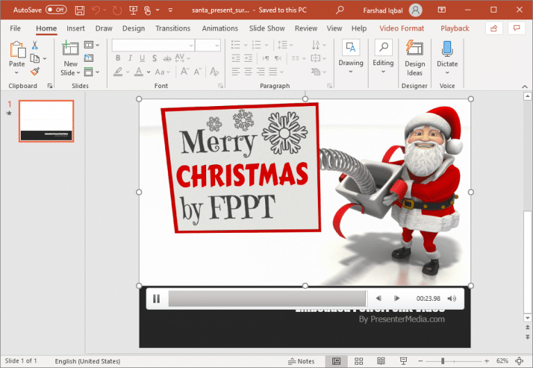 Christmas Video Animations for PowerPoint