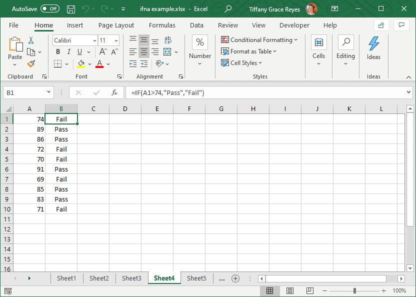 if function excel