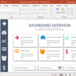 company dashboards powerpoint template