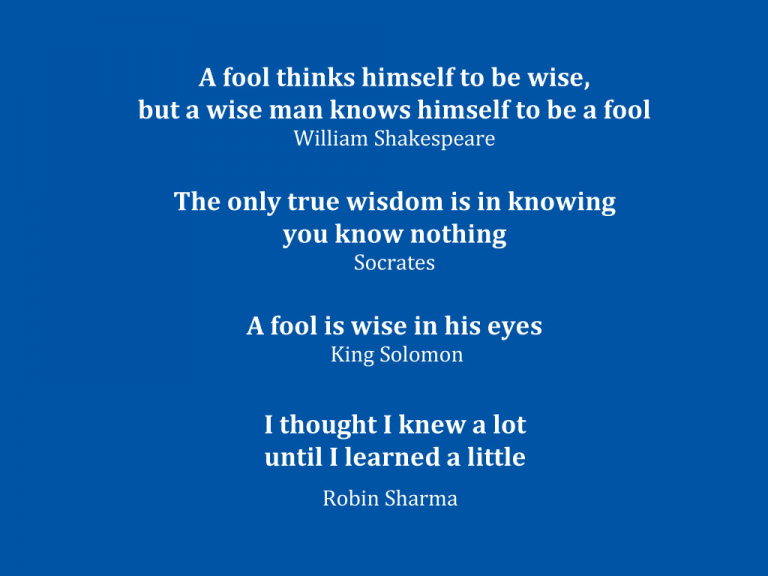 dunningkruger effect quotes FPPT