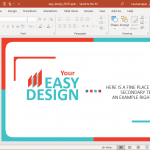 animated easy design powerpoint template