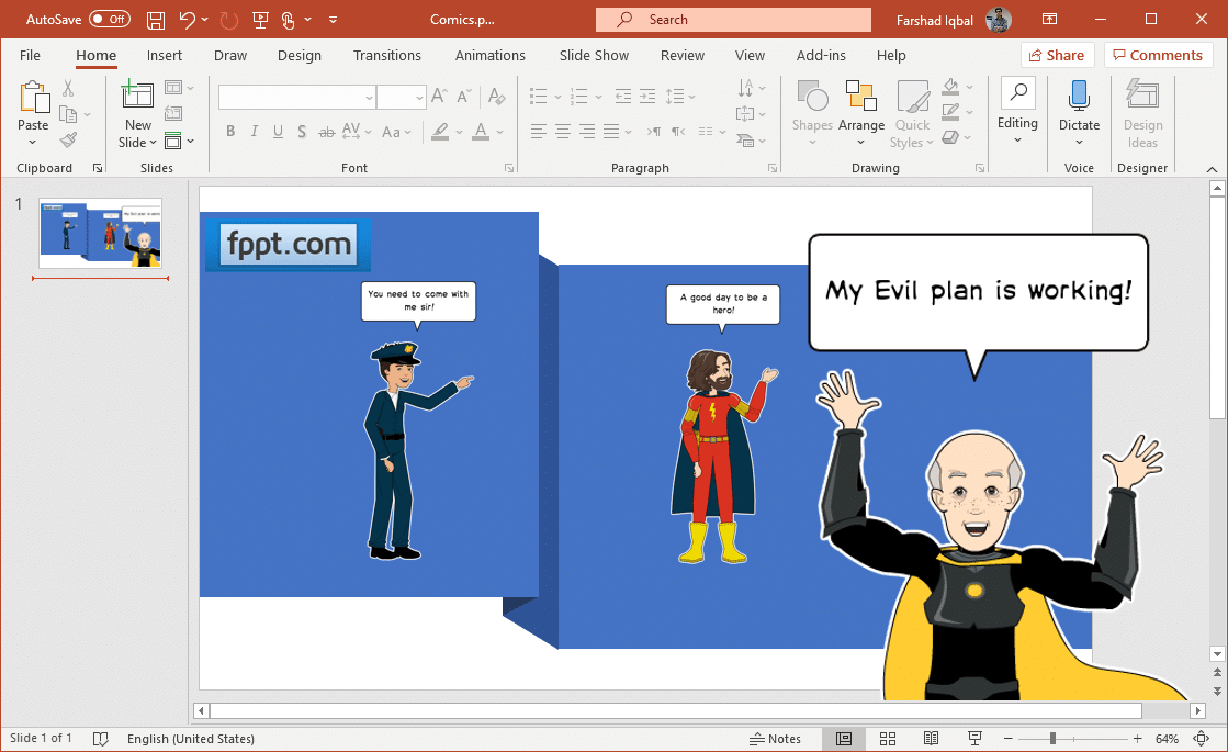 How to Create Comic Book Style Presentation Slides