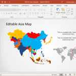 asia map for powerpoint