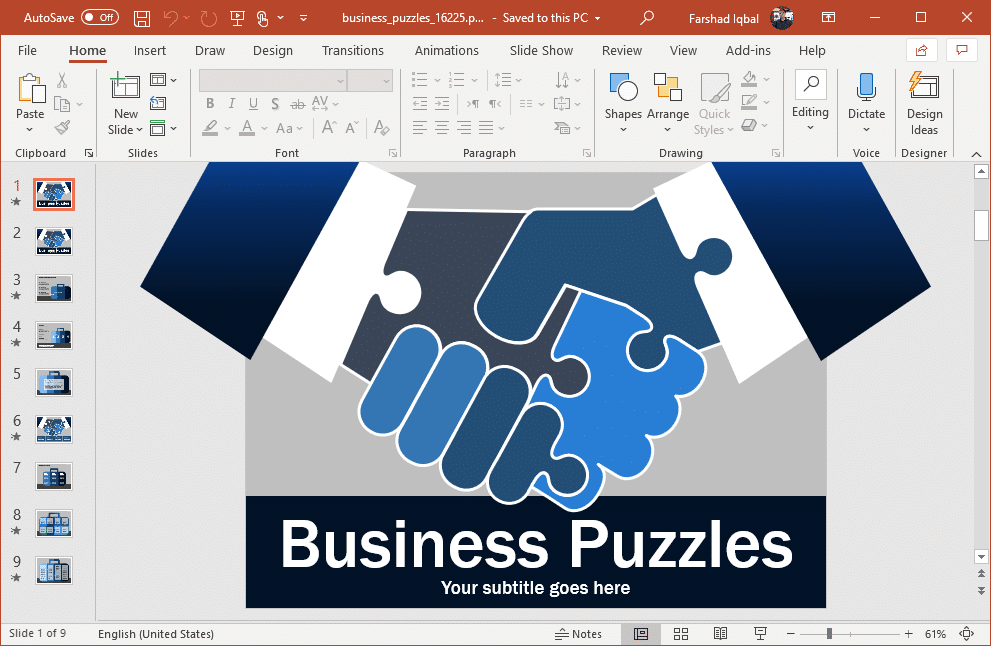 business puzzles