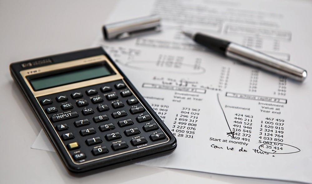 Creating a compensation plan - Calculator photo
