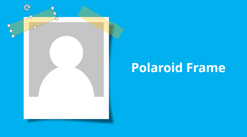 polaroid border template