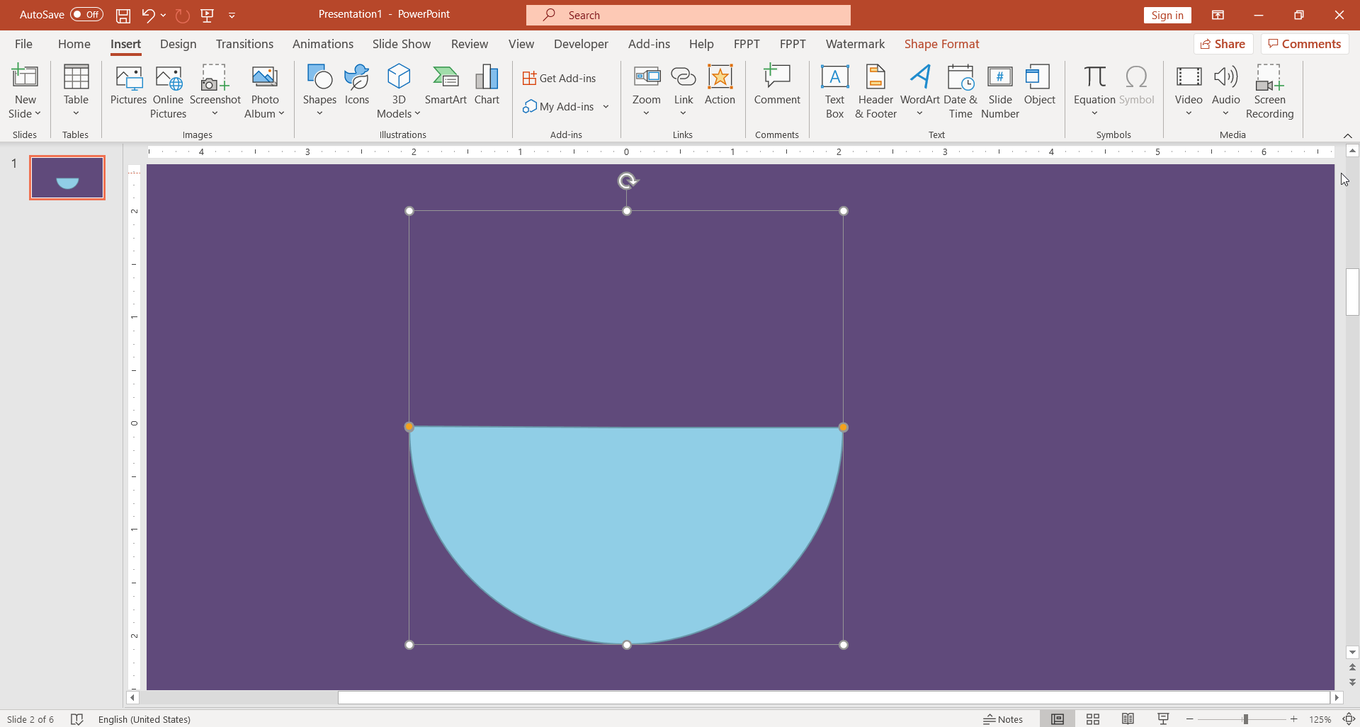 How to Make a Semi Circle in PowerPoint