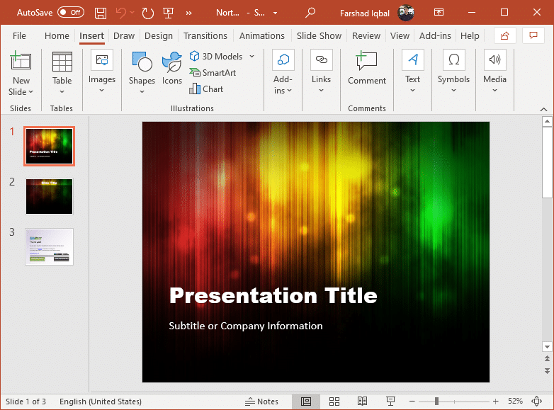 abstract aesthetic background for powerpoint