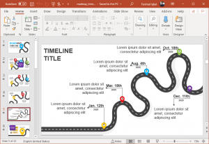 Interactive Roadmap & Timeline Template for PowerPoint