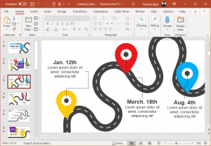 Interactive Roadmap & Timeline Template For Powerpoint