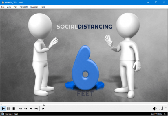 social distancing video