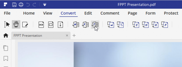 convert pdf files to different formats