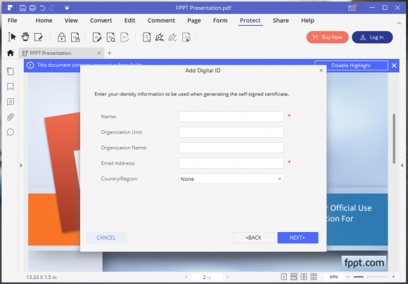 digitally sign your pdf files