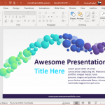 animated bubbles powerpoint template