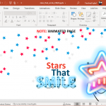 animated stars that smile powerpoint template